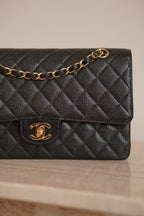CHANEL CLASSIC MEDIUM DOUBLE FLAP | BLACK