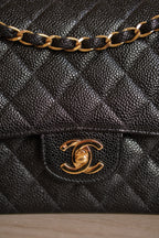 CHANEL CLASSIC MEDIUM DOUBLE FLAP | BLACK