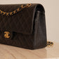 CHANEL CLASSIC MEDIUM DOUBLE FLAP | BLACK