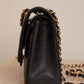 CHANEL CLASSIC MEDIUM DOUBLE FLAP | BLACK