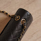 CHANEL CLASSIC MEDIUM DOUBLE FLAP | BLACK