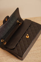 CHANEL CLASSIC MEDIUM DOUBLE FLAP | BLACK