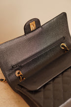 CHANEL CLASSIC MEDIUM DOUBLE FLAP | BLACK