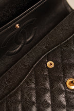 CHANEL CLASSIC MEDIUM DOUBLE FLAP | BLACK
