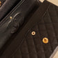 CHANEL CLASSIC MEDIUM DOUBLE FLAP | BLACK