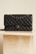 CHANEL CLASSIC MEDIUM DOUBLE FLAP | BLACK
