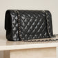 CHANEL CLASSIC MEDIUM DOUBLE FLAP | BLACK