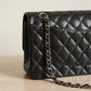 CHANEL CLASSIC MEDIUM DOUBLE FLAP | BLACK