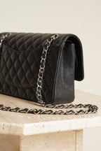 CHANEL CLASSIC MEDIUM DOUBLE FLAP | BLACK