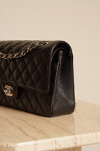 CHANEL CLASSIC MEDIUM DOUBLE FLAP | BLACK