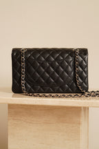 CHANEL CLASSIC MEDIUM DOUBLE FLAP | BLACK