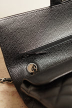 CHANEL CLASSIC MEDIUM DOUBLE FLAP | BLACK