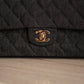 CHANEL CLASSIC MEDIUM DOUBLE FLAP | BLACK DENIM