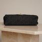 CHANEL CLASSIC MEDIUM DOUBLE FLAP | BLACK DENIM