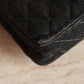 CHANEL CLASSIC MEDIUM DOUBLE FLAP | BLACK DENIM