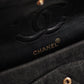 CHANEL CLASSIC MEDIUM DOUBLE FLAP | BLACK DENIM