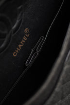 CHANEL CLASSIC MEDIUM DOUBLE FLAP | BLACK DENIM