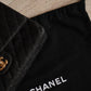 CHANEL CLASSIC MEDIUM DOUBLE FLAP | BLACK DENIM