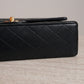 CHANEL CLASSIC MEDIUM DOUBLE FLAP | BLACK