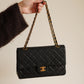 CHANEL CLASSIC MEDIUM DOUBLE FLAP | BLACK