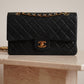 CHANEL CLASSIC MEDIUM DOUBLE FLAP | BLACK