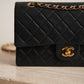 CHANEL CLASSIC MEDIUM DOUBLE FLAP | BLACK