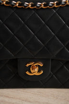 CHANEL CLASSIC MEDIUM DOUBLE FLAP | BLACK