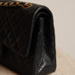 CHANEL CLASSIC MEDIUM DOUBLE FLAP | BLACK