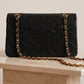 CHANEL CLASSIC MEDIUM DOUBLE FLAP | BLACK