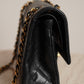 CHANEL CLASSIC MEDIUM DOUBLE FLAP | BLACK