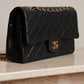 CHANEL CLASSIC MEDIUM DOUBLE FLAP | BLACK
