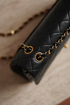 CHANEL CLASSIC MEDIUM DOUBLE FLAP | BLACK