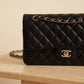 CHANEL CLASSIC MEDIUM DOUBLE FLAP | BLACK