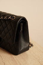 CHANEL CLASSIC MEDIUM DOUBLE FLAP | BLACK