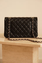 CHANEL CLASSIC MEDIUM DOUBLE FLAP | BLACK