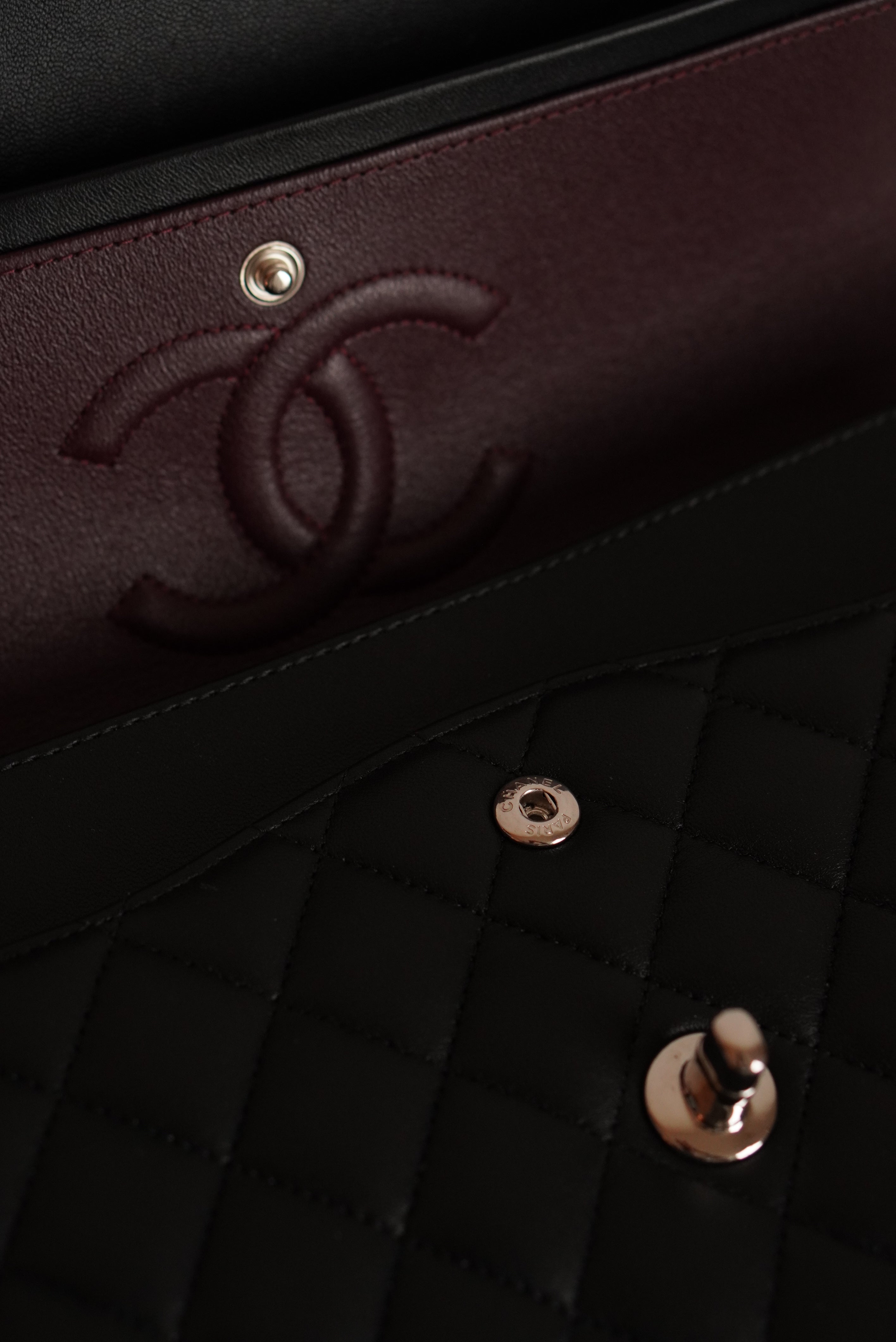 CHANEL CLASSIC MEDIUM DOUBLE FLAP | BLACK
