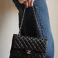 CHANEL CLASSIC MEDIUM DOUBLE FLAP | BLACK