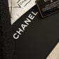 CHANEL CLASSIC MEDIUM DOUBLE FLAP | BLACK TWEED PATCHWORK