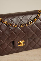 CHANEL CLASSIC MEDIUM DOUBLE FLAP | BROWN