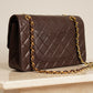 CHANEL CLASSIC MEDIUM DOUBLE FLAP | BROWN