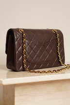 CHANEL CLASSIC MEDIUM DOUBLE FLAP | BROWN