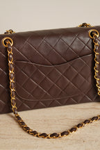 CHANEL CLASSIC MEDIUM DOUBLE FLAP | BROWN