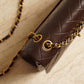CHANEL CLASSIC MEDIUM DOUBLE FLAP | BROWN