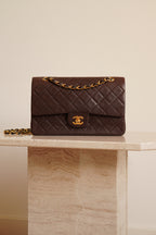 CHANEL CLASSIC MEDIUM DOUBLE FLAP | BROWN