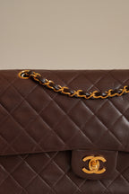 CHANEL CLASSIC MEDIUM DOUBLE FLAP | BROWN