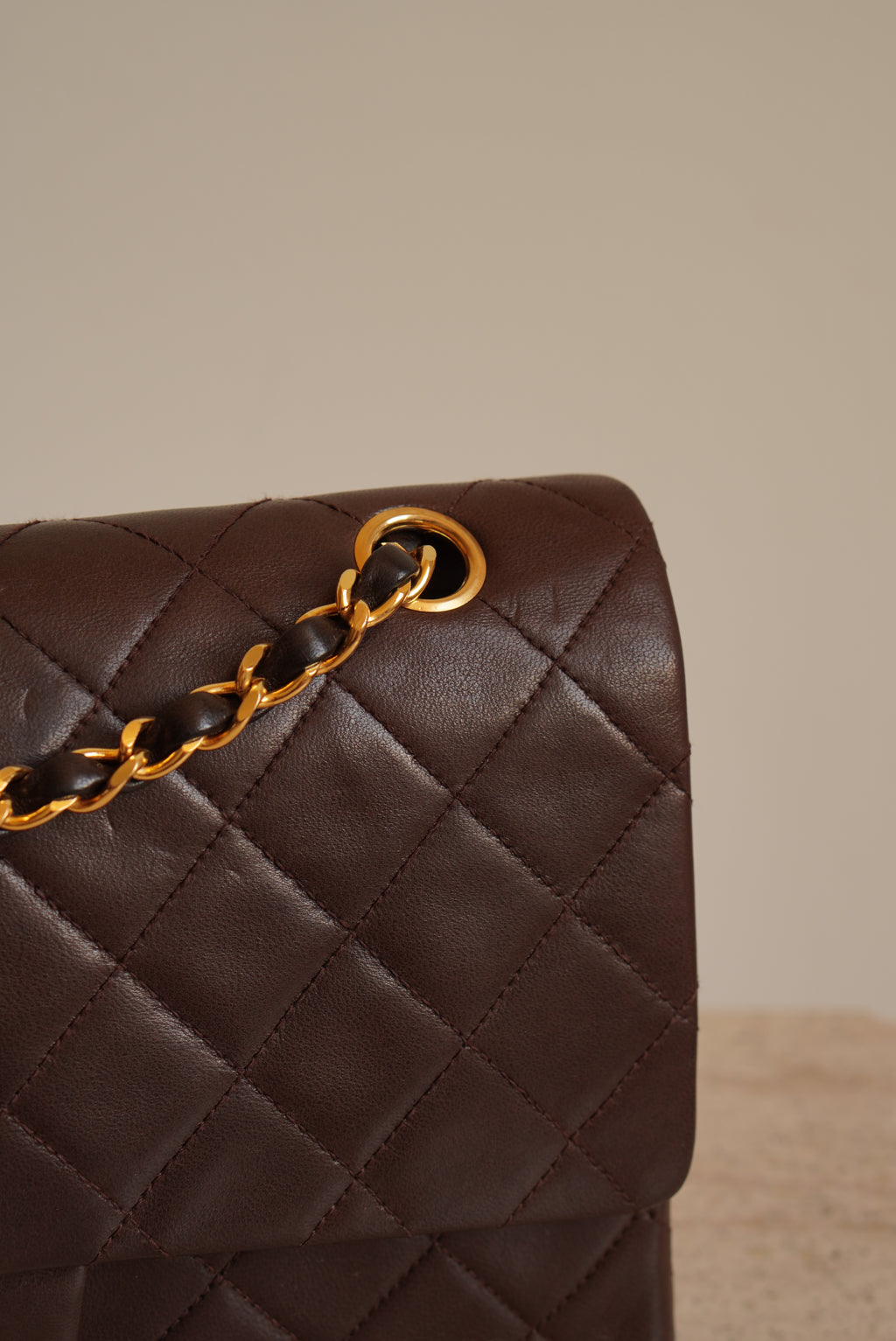 CHANEL CLASSIC MEDIUM DOUBLE FLAP | BROWN