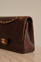 CHANEL CLASSIC MEDIUM DOUBLE FLAP | BROWN