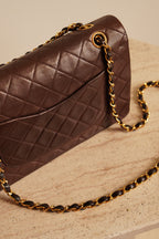 CHANEL CLASSIC MEDIUM DOUBLE FLAP | BROWN