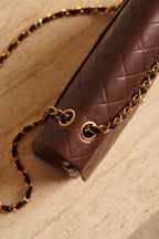 CHANEL CLASSIC MEDIUM DOUBLE FLAP | BROWN