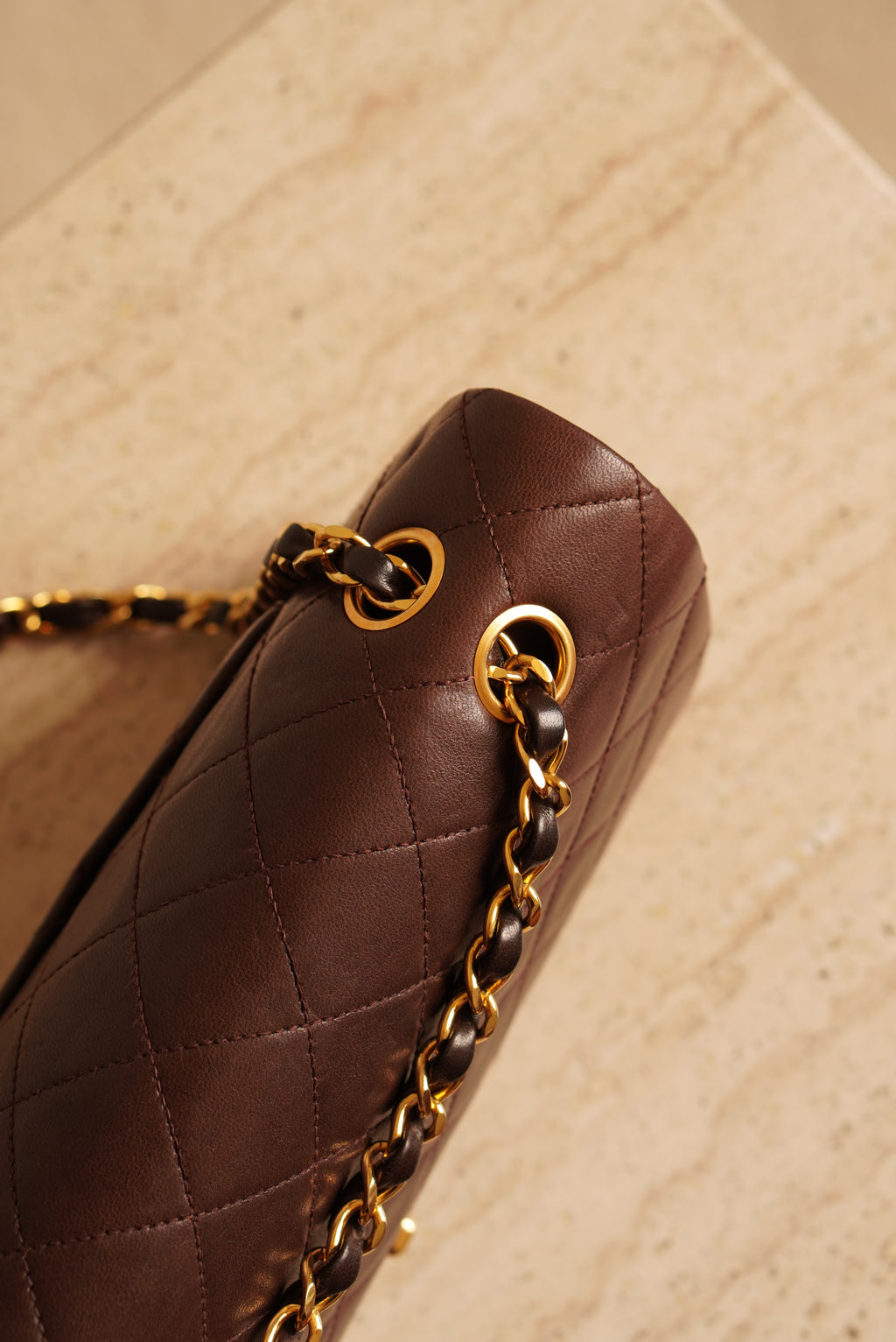CHANEL CLASSIC MEDIUM DOUBLE FLAP | BROWN